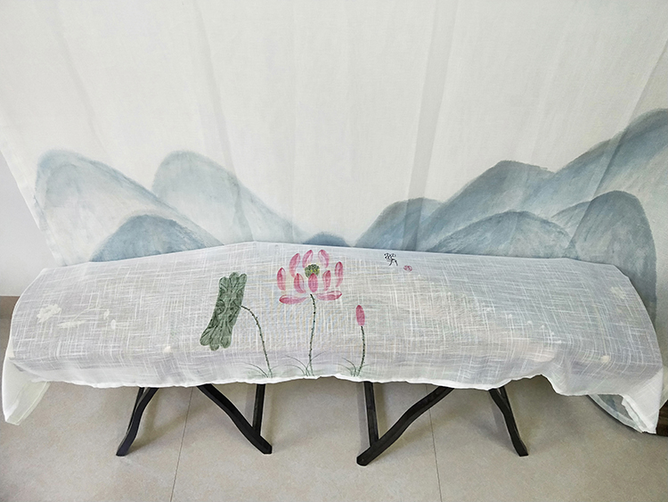 Gukite dust cover cloth of small kite dust cover cover Chinese style hand - drawn 1 m dust cover 163 135