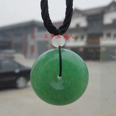 Натуральная реплика из нефрита, защитный амулет, пряжка, подвеска для влюбленных, изумрудное ожерелье, свитер, ремешок подходит для мужчин и женщин