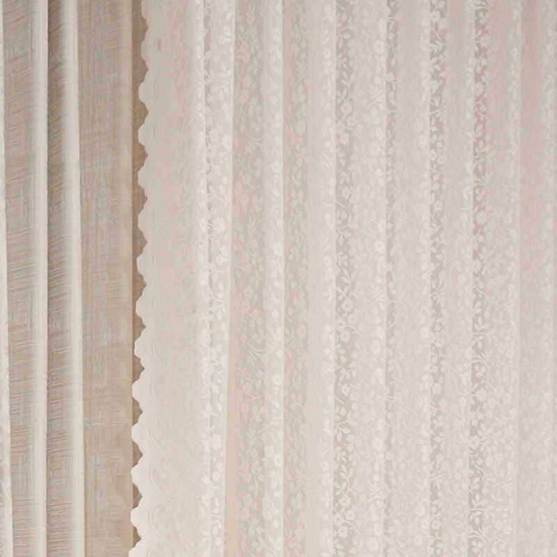 Nationwide On-Site Measurement and Installation of French Lace Sheer Curtains, Starlight-Transmitting but Not See-Through, Door Curtains, Room Dividers, Balcony and Hallway