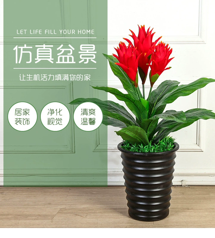 Mô phỏng đầu may mắn hoa giả lối vào phòng khách trang trí trong nhà anthurium tốt lành mô phỏng cây trồng trong chậu cây cảnh hoa nhựa treo tường