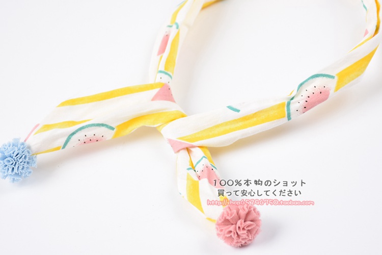 BABYKID Phụ kiện tóc trẻ em Hàn Quốc bé gái đeo chéo tóc có thể điều chỉnh vải tai thỏ bóng headband kẹp tóc càng cua