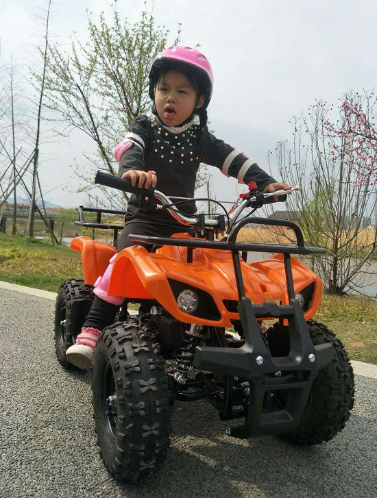 Mini Bull Bốn Bánh Xe ATV Trẻ Em Người Lớn Đồ Chơi Xe Mini ATV Bắt Đầu Điện Bốn bánh Xe Máy