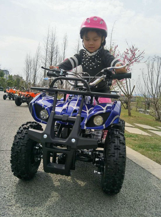 Mini Bull Bốn Bánh Xe ATV Trẻ Em Người Lớn Đồ Chơi Xe Mini ATV Bắt Đầu Điện Bốn bánh Xe Máy