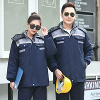 Тибетский синий бой серый (разборка) хлопковая куртка