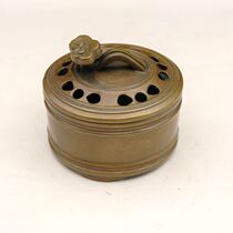 Imitation ancient pure copper Ruyi Incense Stove Dish Incense Stove Home Courtesy Fuming Stove Sandalwood Stove Sandalwood Stove Send Incense Toss