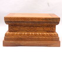 Incense camphor wood Guanyin God of Wealth Buddha statue base Sumeru seat Solid wood Lotus table King Kong Table for table for table Shrine Buddha Pad