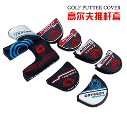 Golf club cover ody putter cover long putter cover semicircle putter cover velcro ເຫມາະ