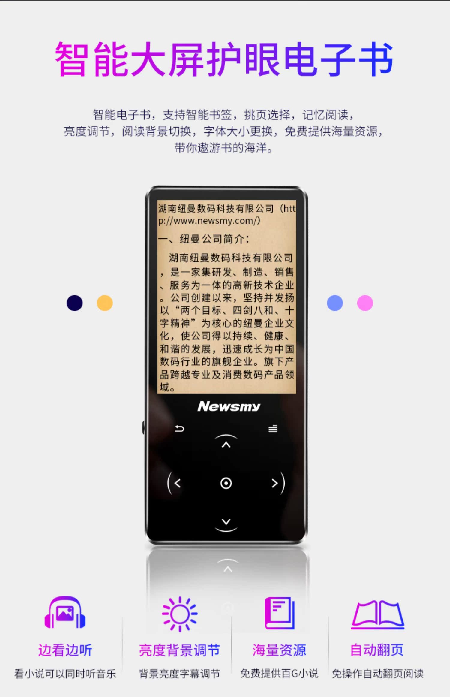 [2019 mới màn hình lớn 2,4 inch] Newman A28 Bluetooth máy nghe nhạc bên ngoài mp3 sinh viên Walkman mp4 màn hình cảm ứng siêu mỏng mini cầm tay thẻ mp5 thể thao dễ thương - Máy nghe nhạc mp3 máy nghe nhạc ipod touch