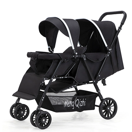 Складная детская коляска для близнецов для двоих