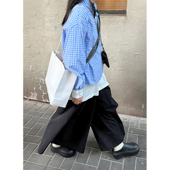 Niche japanese culottes cousin ວ່າງສະບັບຂະຫນາດໃຫຍ່