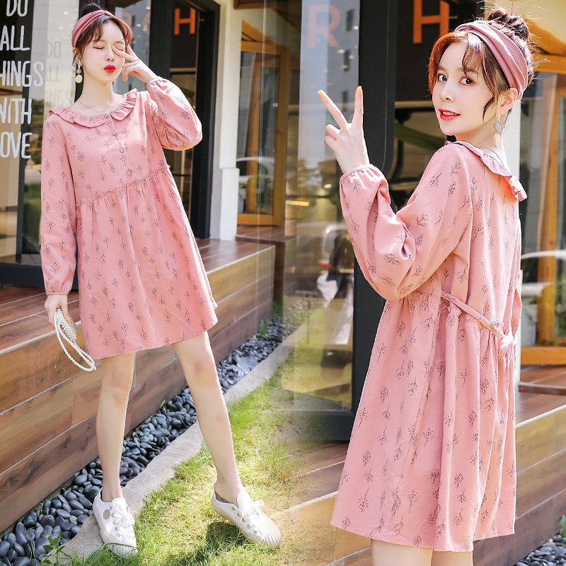Pregnant Woman Foreign Dress Spring Dress Fashion style Suit 2022 New Pregnancy Woman Dress Spring Autumn Jacket Long Sleeve Pregnant Woman Dress Spring