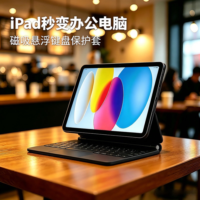 Suitable for the New 2025/2026 Apple iPad Magic Keyboard Air/Pro13/ 11inch Tablet Protective Case Air4/5 Bluetooth Keyboard 12.9inch Magnetic Shell Leather Case