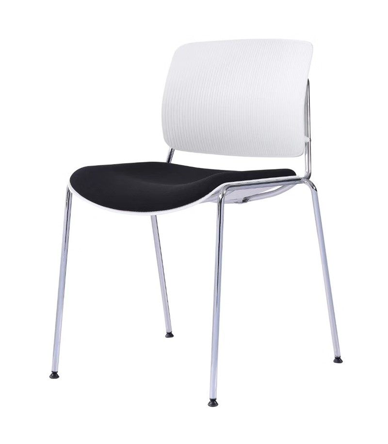 Minimalist Conference chair Stackable Training Chair Staff Office Chair Plastic Steel Chair Business Reception Guest Chair Tea Water Room Chair