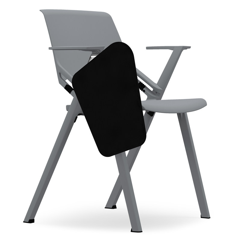 Stacked Training Chair Conference Chair With Table Board Fashion Casual Negotiation Chair Reception Chair Table And Chairs Integrated event floor chair