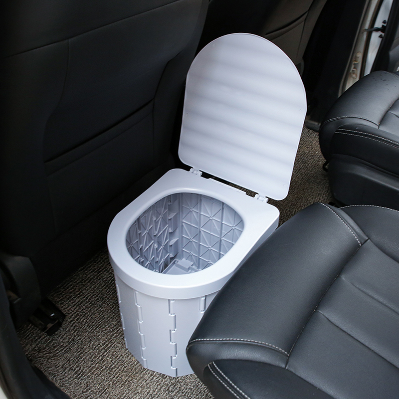 Portable toilet car adult children outdoor toilet folding travel deodorant travel emergency men and women