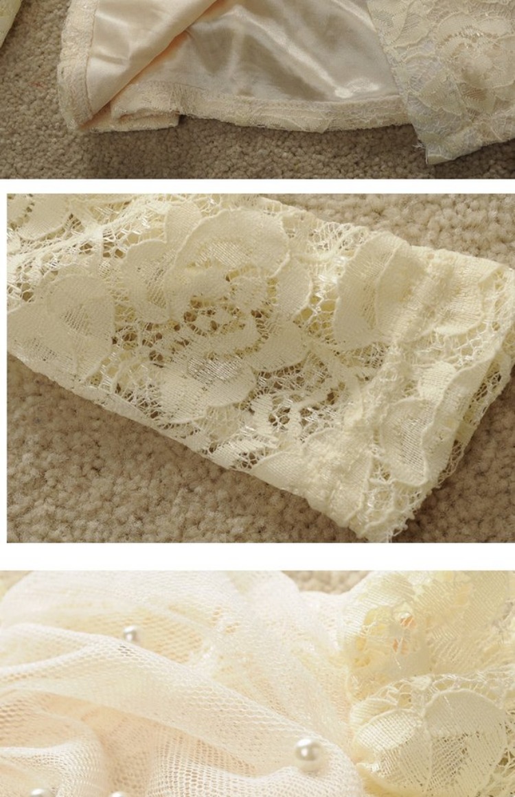 Mùa thu đông mới của phụ nữ Hàn Quốc dài tay áo đứng cổ áo set hạt sen lá voan khâu ren áo sơ mi cardigan áo khoác áo sơ mi màu