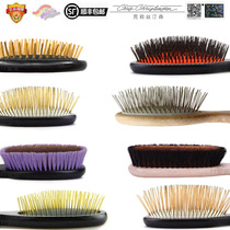 Christensen) Christensen) gram handle comb wooden comb electrostatic comb bristle brush gold comb fashion comb