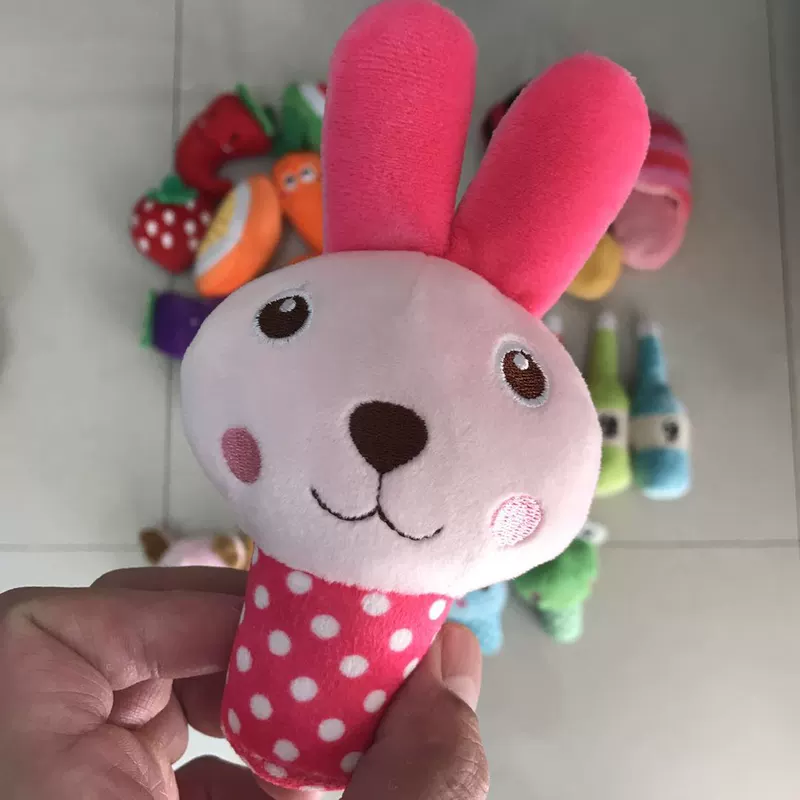 Giải phóng mặt bằng Đặc biệt Bán Rau và Trái cây Đồ chơi Âm thanh Cà rốt Dưa hấu Pet Chó Teddy Teddy Plush