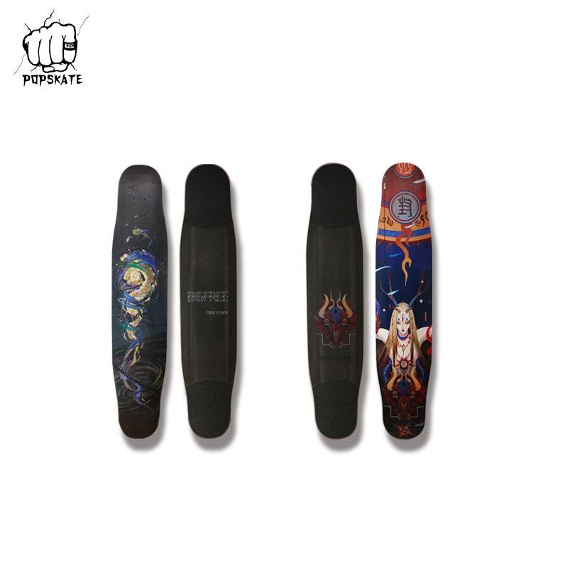 New bigfree gluten bucket cloud long board Professional dance board Flat Flowers Dc Board All-round Board Beginners STEP BRUSH STREET