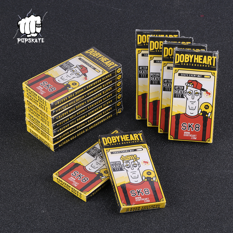 DBH bearings fine professional skateboard high speed bearing double teething skateboard bearing high speed idling more than 40 s