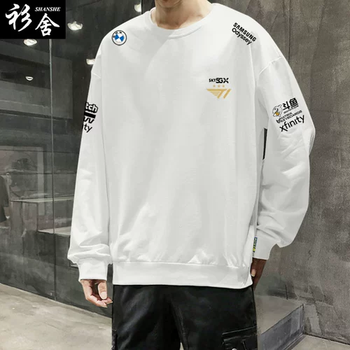 T1 Team Team Uniform Faker Тот же S11 Global Final Final Service Service Round Sect Sweater Skt длинные рукава