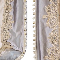 Golden water soluble lace exquisite lace curtain lace elegant life embodiment