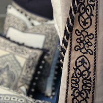 Chinese curtain lace Chinese embroidery ink series webbing decorative tape with any color is not effective