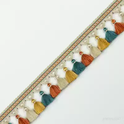 French curtain lace Maria series colorful mixed color with any color effect