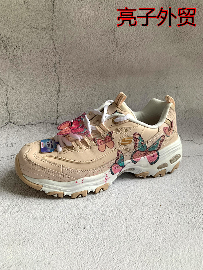 SKX Women Fall New Panda Shoes Butterfly Pattern Sports Casual Shoes Fashion Old Daddy Shoes No Yard Mark 149233