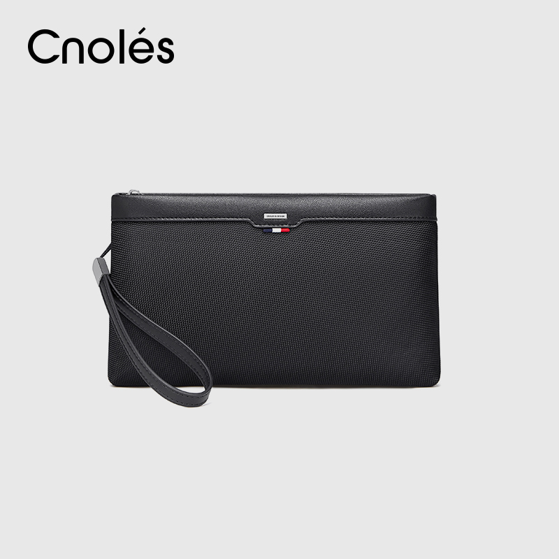 Cnolles Coco One envelope male 2023 new handbag multifunction hand grab bag business casual hand grip bag men's bag-Taobao