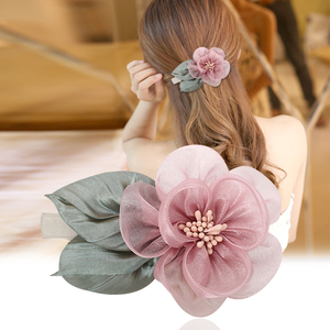 【韩式】女士娅歆花朵发夹