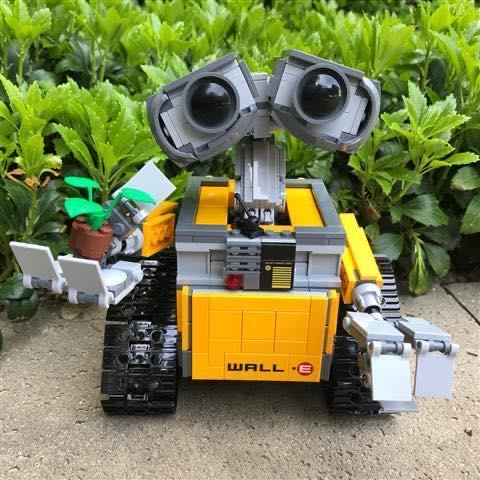 Domestic Building Blocks Big Movie WALL-E Walio Robot Male Children Puzzle Assembly Model Building Blocks Toys