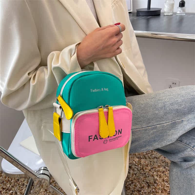 Net Red Fashion Handheld Harp Bag Women 2022 New Tide Fashion 100 Hitch Satchel Casual Foreign Pie single shoulder bag