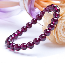 Natural Garnet Bracelet Ladies Red Crystal Handstring Birthday Gift x