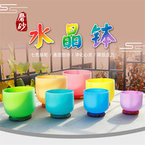 Colored Crystal Bowl 8-14 inch Buddha Sound Bowl Sound Therapy Meditation Yoga Meditation Chakra