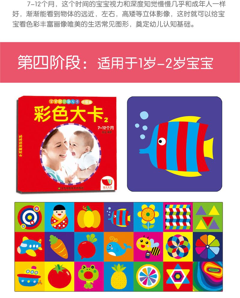 Thẻ kích thích thị giác đen trắng cho trẻ sơ sinh giáo dục sớm flash card màu cho bé đồ chơi giáo dục 0-1 tuổi 3 tháng - Đồ chơi giáo dục sớm / robot đồ chơi cho bé 3 tuổi