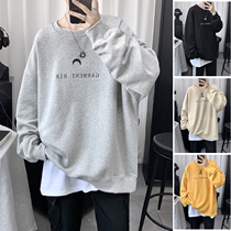 2021 Fall mens round collar necropolis Male Chains Port Wind Spring and Autumn Relaxed 100 Hitch-style Jacket Man