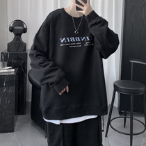 Early autumn brief Alphabet Printed 100 lap fall round collar necropolis Male Chains Porto with a loose Spring and Autumn jacket