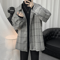 The Yuppie Handsome Design Sense Wind Jersey Male Short English Style Subfur Coats Male Korean Version Trend Easy 100 Ride Handsome