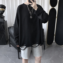Dark Department Mens Long sleeves T-shirt male and Korean version Trend loose clothing Jersey Undershirt Compassionate 2020 new spring blouses