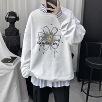 2020 INS ROUND COLLAR JERSEY MENS EDITION TREND LOOSER Fashion Lovers Fashion Autumn Clothes 100 Hitch Student Coats