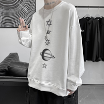 oversize round collar necropolis Male Chains Spring and autumn money bf Lazy Wind with Lazy Wind and Jacket Hood man 2021 new