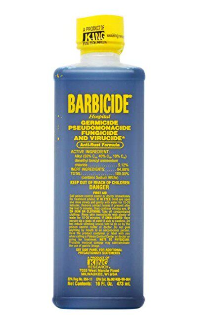 Barbicide Disinfectant New 16 oz Quatz Sterilizer by King Re