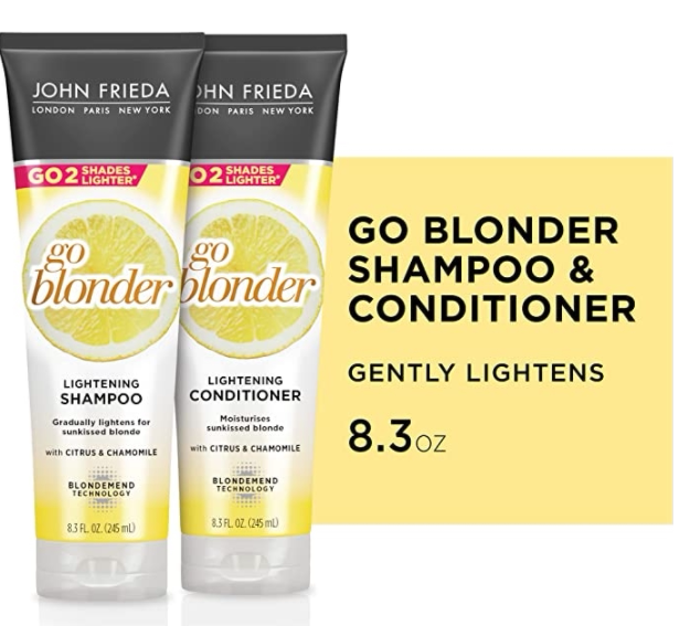 John Frieda Sheer Blonde Go Blonder 亮白洗发露护发素套装