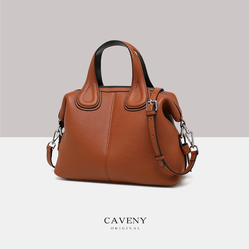 Демисезонная вместительная и большая кожаная портативная сумка через плечо, из натуральной кожи, 2019