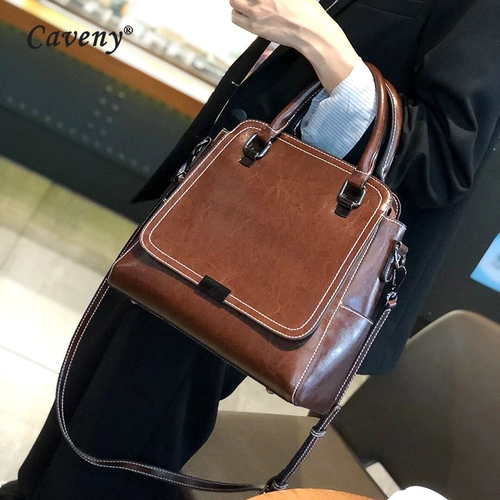 Кожаная очень большая вместительная и большая сумка через плечо, из натуральной кожи, 2020