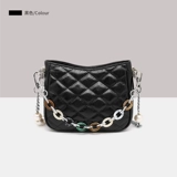 Кожаная серебряная модная цепь, сумка через плечо, сумка для телефона, из натуральной кожи, 2021 года, городской стиль