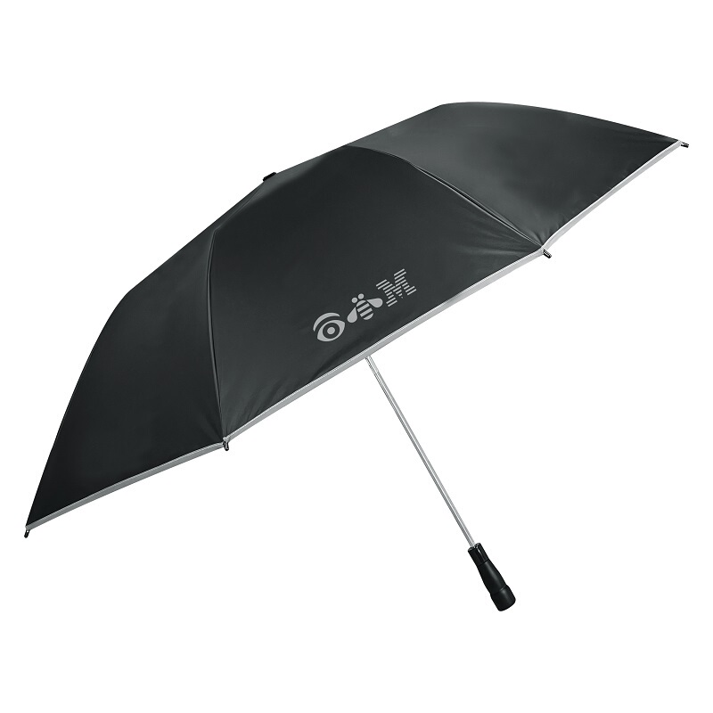 Ibm Golf Umbrella (Black) Sun Umbrella for Men and Women, Sun Protection, Uv Protection, Black Coating