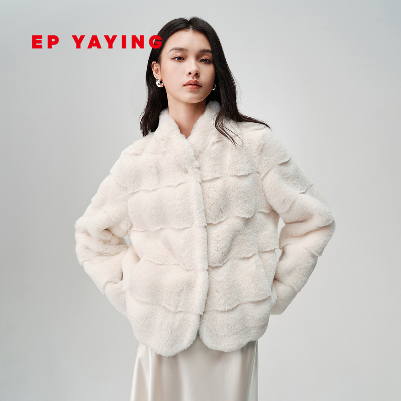 Ep Yaying Coat Gentle Style Machine Washable Easy Care Eco-Friendly Fur Wool Coat 26 Autumn/Winter 8102A Ep Yaying Coat Gentle Style Machine Washable Easy Care Eco-Friendly Fur Wool Coat 26 Autumn/Winter 8102A