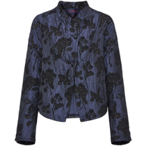 EP Yaying blue label series) double-layer jacquard design short jacket 2024 autumn new style 1220B